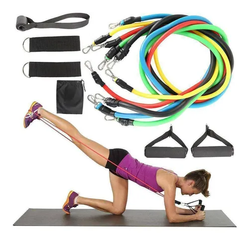 Bandas Elasticas De Resistencia Kit De Set Para Hacer Ejercicio  Entrenamiento – Estirar En Casa – Boman Sport – Tienda de ropa deportiva