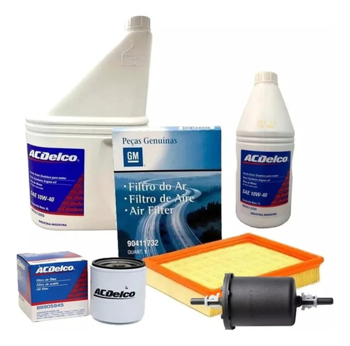 Kit Filtros + Aceite Semisintetico Chevrolet Montana 3c