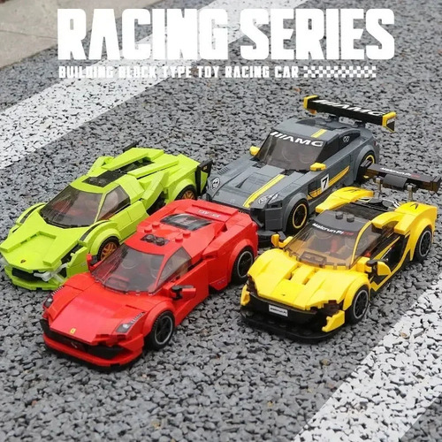 Diy Building Blocks Bugatti Chiron Model Car