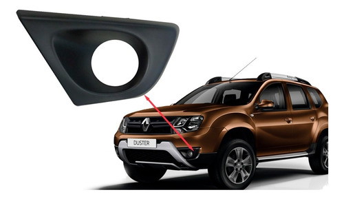 Bisel Negro Neblinero Izq. O Der. Renault Duster 2015-2018