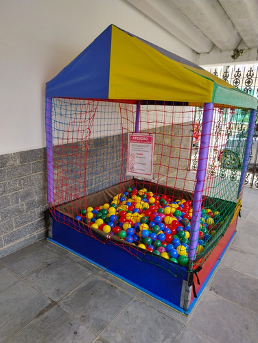Locaçã Piscina De Bolinhas E Cama Elástica