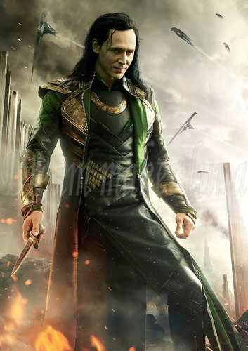 Posters Loki Tom Hiddleston 10 Pzs