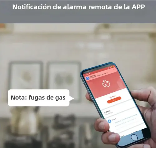 Sensor Detector Gas Natural Y Glp Wifi Notificaciones Smart