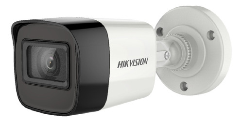 Imagen 1 de 10 de Cámara Seguridad Hikvision Turbo Bullet 5mp Exterior Metal