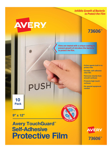 Avery Touchguard - Pelcula Con Propiedades Integradas Para P