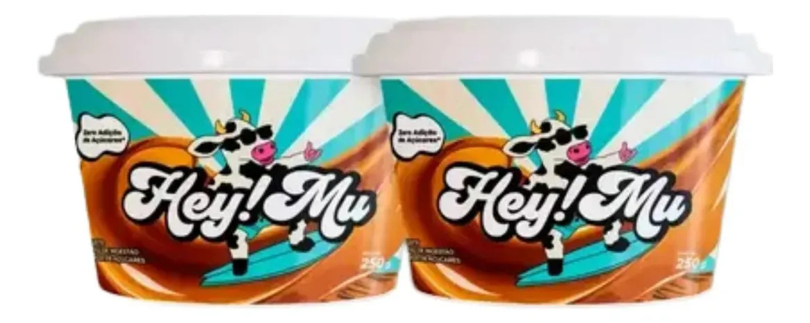 Kit 2 Doce De Leite 250g Zero Açúcar Fit Crossfit - Hey! Mu