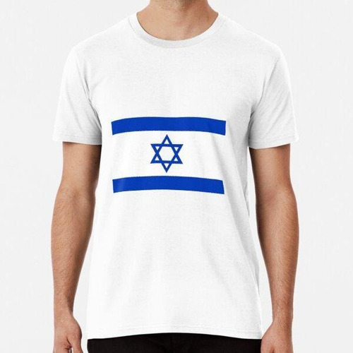 Remera Bandera De Israel Algodon Premium