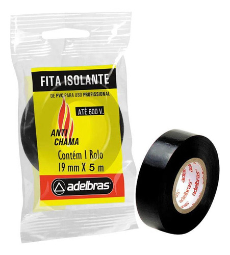 Fita Isolante 19mm X 5m Antichama Adelbras