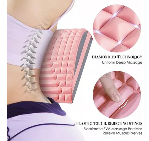 Cojín De Masaje De Cuello Estirado Para La Espalda