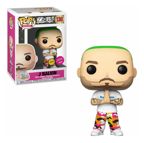 Funko Pop Rocks: J Balvin Vibras Original Caja Coleccion