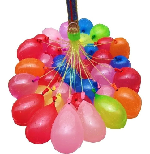 YAXIDAEVER 111Pcs Bunch Balloons,Globos de Agua para Juego Globos de Agua para Niños,globos de agua autosellantes,3 grupos con 37 botellas de agua,Automático Llenado Rápido 