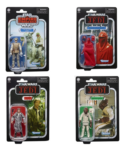 Packs De 4 Figuras Coleccionables De Star Wars Originales 