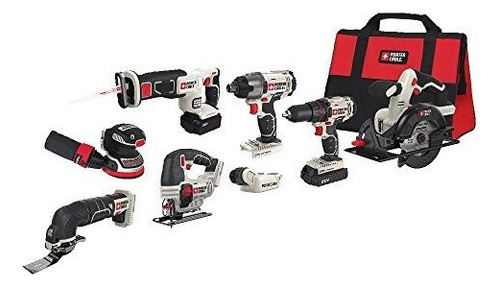 Portercable Pcck6118 20v Max Lithium Ion 8tool Combo Kit