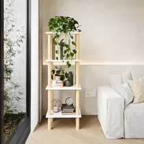 Comprar Librero Kiwi Mueble Para Casa U Oficina Moderno Color Blanco, Estilo Minimalista, 111 Cm Altura X 40 Cm Ancho X 30 Cm Fondo. Mesa Auxiliar De Almacenamiento Tipo Archivero O Armario Para Organizar