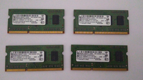 Memória Notebook Smart Ddr3 2gb Pc3 12800s(dell, Hp, Lenovo)