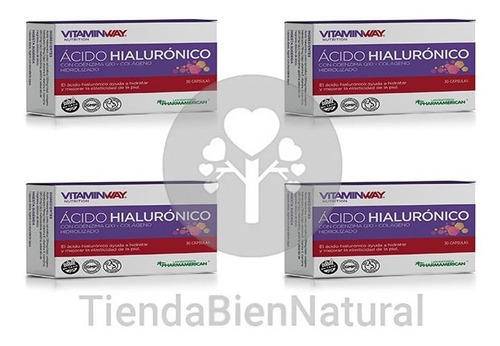 Acido Hialurónico+colageno/q10 Plan  Belleza X 120 Dias 
