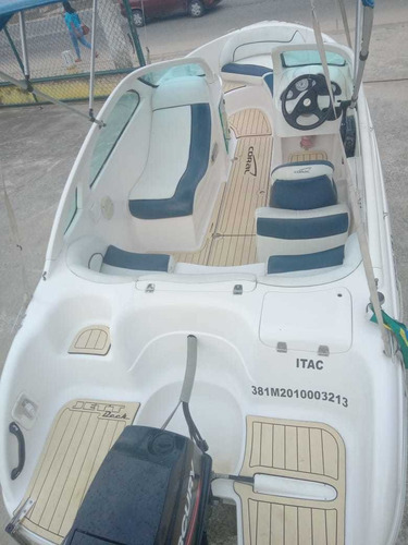 Lancha Coral 16 Luxo Mercury 60 Hp 2 Tempos