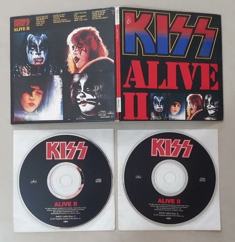 Kiss - Cd Alive Ii - Duplo Japonês - Formato Mini Lp - Leia
