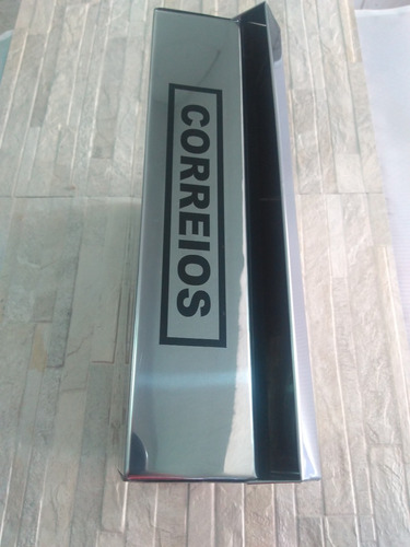 Caixa De Correio Em Aço Inox Acabamento Para Muro