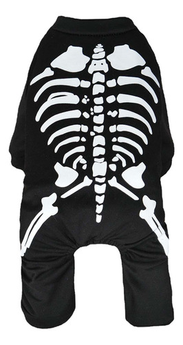 Disfraz De Esqueleto De Perro De Halloween, Ropa Para M