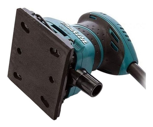 Lijadora orbital Makita BO4556 con sistema velcro turquesa 200W 120V