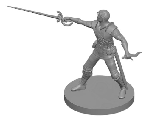 Miniaturas Dnd: Human Male Swashbuckler