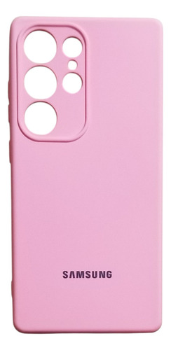 Funda De Silicona Original Para Samsung S25 Ultra Verde Oscuro