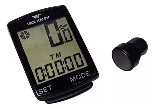 Ciclocomputador Velocimetro Digital Bici Van Halen Van850 Negro
