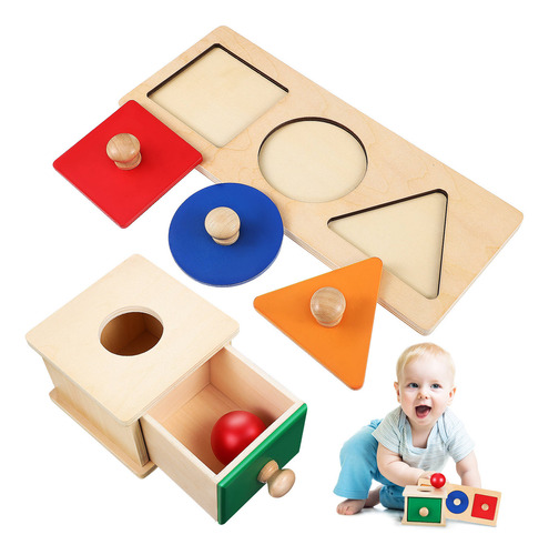 Material Didáctico Montessori De Madera