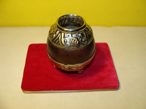 Mate Criollo Calabaza Y Alpaca Con Bombilla En Rosario (Usado)