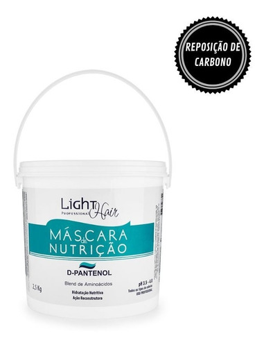 Máscara D-pantenol Nutrição Light Hair 2.5 Kg