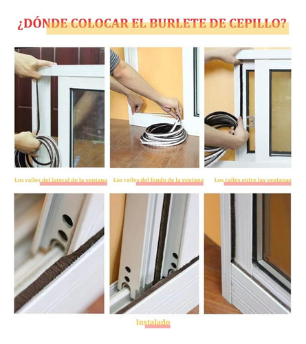 Cinta Aislamiento De Sonido Adhesiva Puertas Ventanas 5m