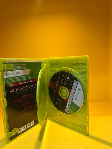 Jogo Xbox 360 Metal Gear Solid V The Phantom Pain Original (Usado)