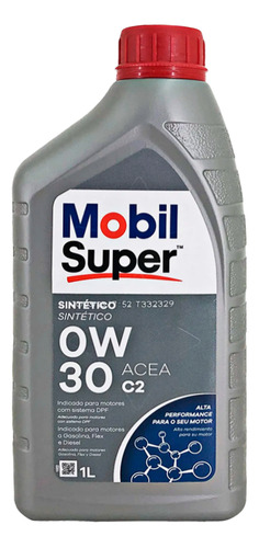 Óleo Mobil 0w30 Sintético Para Motores Flex Gasolina Diesel