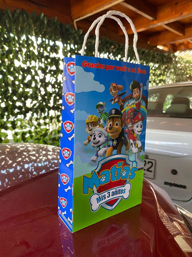 Bolsas Dulceras Cotillón Paw Patrol