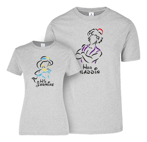 Playera Parejas Novios O Parejas Amor Princesas 2 Piezas