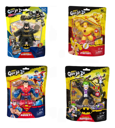 Heroes Of Goo Jit Zu Dc Batman Superman Flash Joker