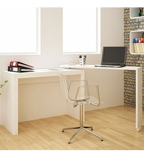 Mesa Para Escritório Branco - Pnr Móveis