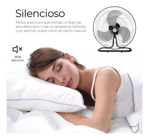 Ventilador Pedestal Piso Pared 3en1 Con 18 Pulgadas 2piezes