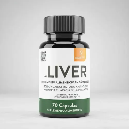 Liver De 70 C&aacute;psulas Naturals Plast | Cuotas sin inter&eacute;s