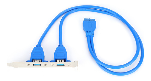 Placa Base De Panel Trasero Con Soporte Usb 2.0 De 19 Pines