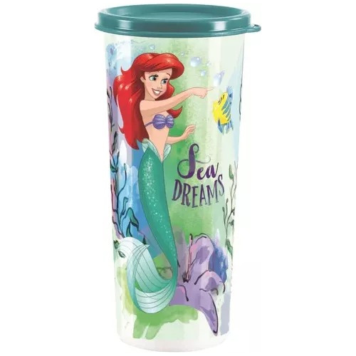 Vaso Con Tapa Hermetico Princesas 470 Ml Tupperware®