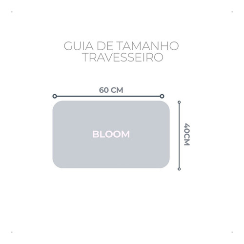 Travesseiro Zissou Bloom Equilibrado Ajustável Lavável