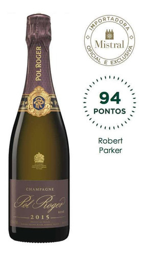 Champagne Pol Roger Rosé Brut Vintage 2015 750ml