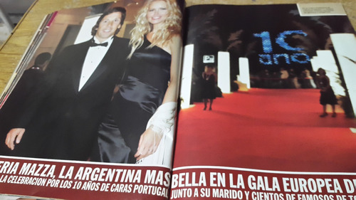 Revista Caras N° 9237 2005 Valeria Mazza Gala Europa  Caras