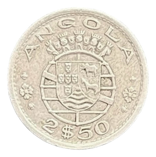 Angola - 2 1/2 Escudos - Año 1968 - Km #77 - Colonia