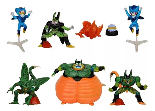 Dragón Ball Cell Evoluciones Colección X 8 Figuras En Bolsa