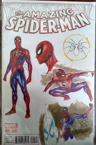Amazing Spiderman 1 Variante Alex Ross Ingles Nm