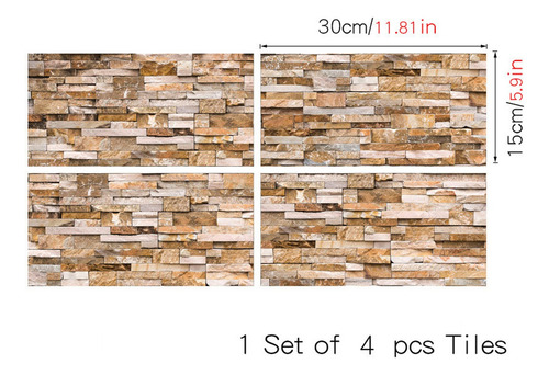 Pegatinas De Pared De Simulación Autoadhesivas Para Decoraci