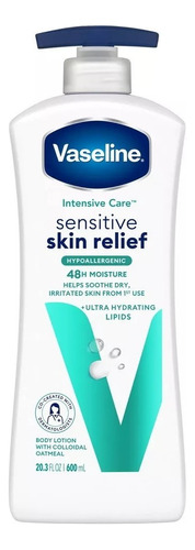  Loción Corporal Hipoalergeni Vaseline Sensitive Skin Relief